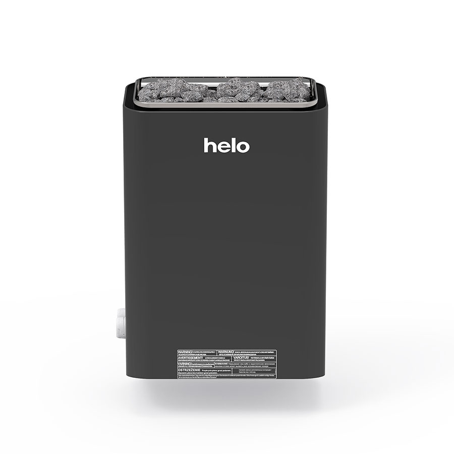 Печь для сауны Helo VIENNA 60 STS (Встроенное управление, 6 кВт, 5-9 м³, черный цвет, 12/20 кг камней) 