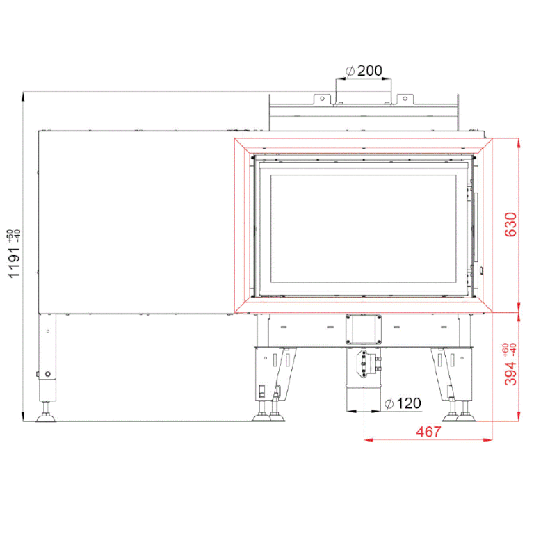 Каминная топка BeF Therm B 8 