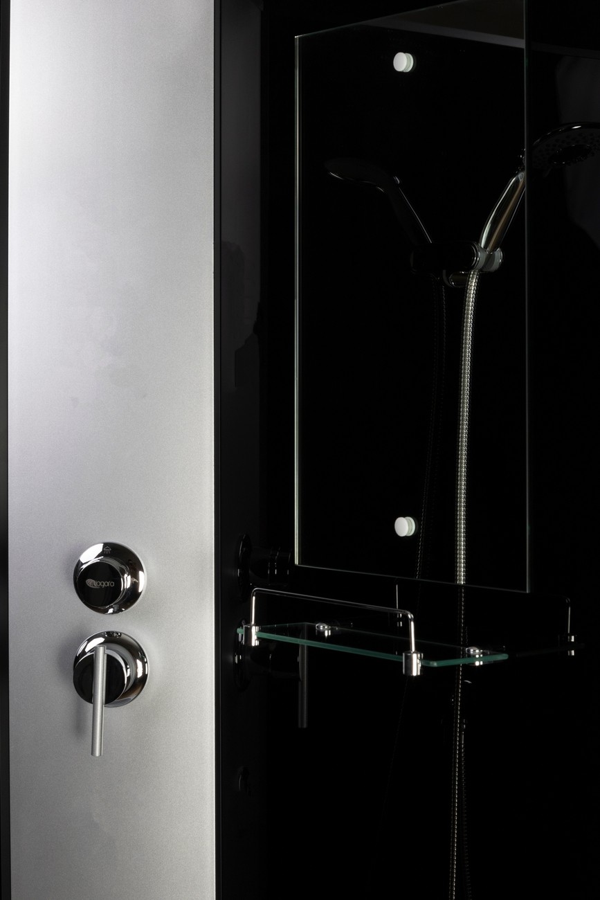 Душевая кабина Niagara Classic NG-3501-14BKT (90х90х210) средний поддон(26см),стекло тонированное,4 места 
