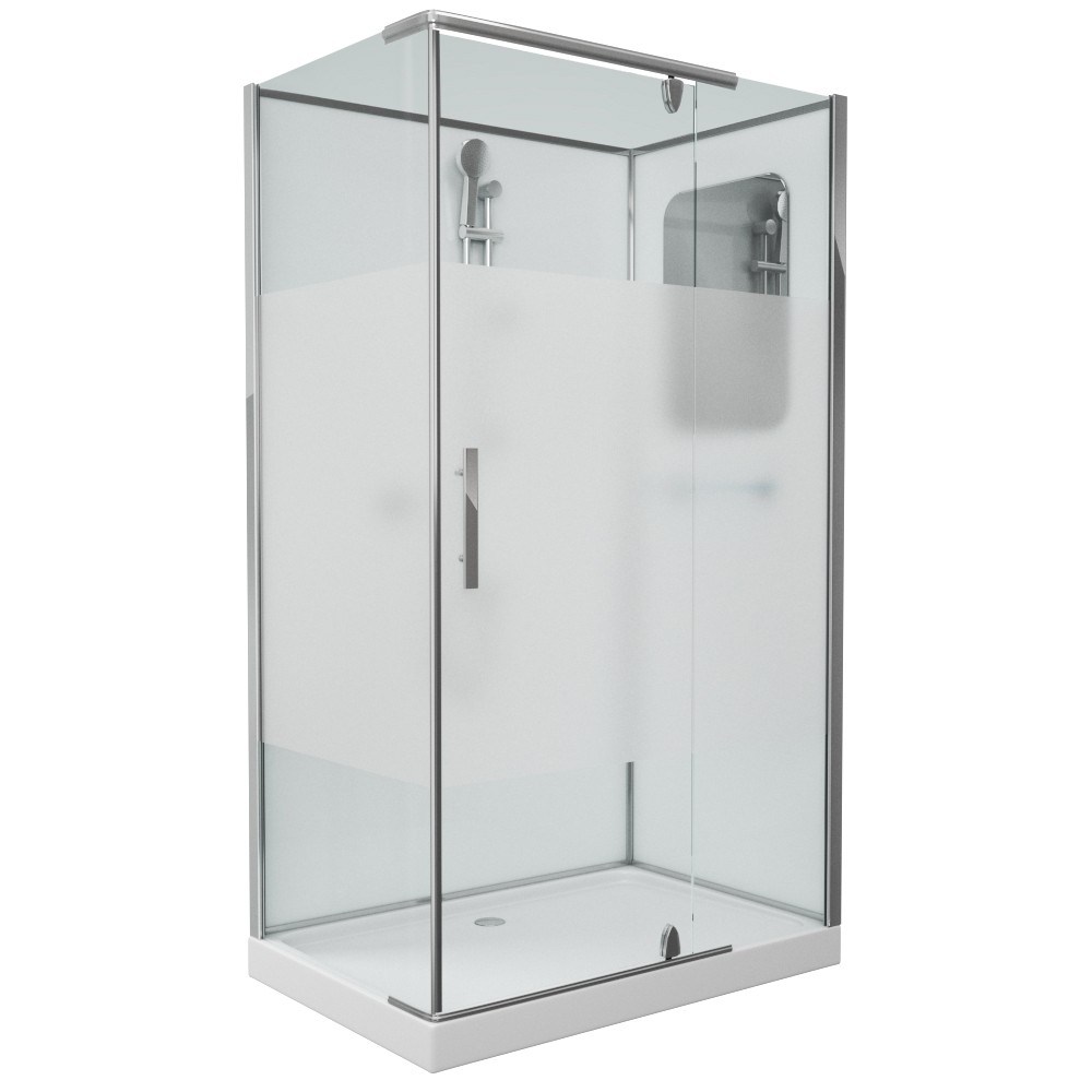 Душевая кабина Grossman Classic GR172QR (120х80х205) дверь распашная,4 места 