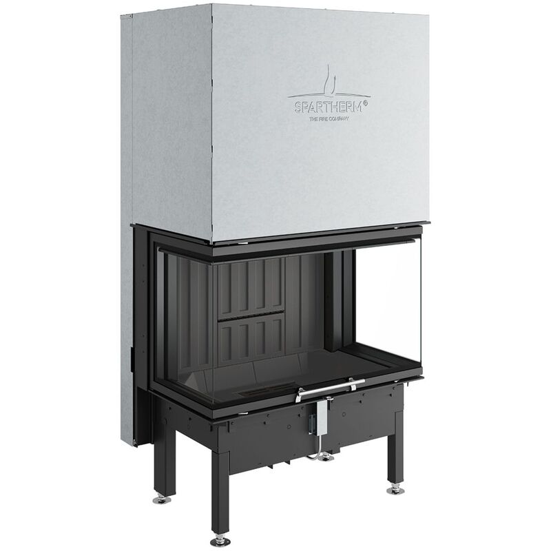 Каминная топка SPARTHERM Arte 3RL-80h чёрный шамот 