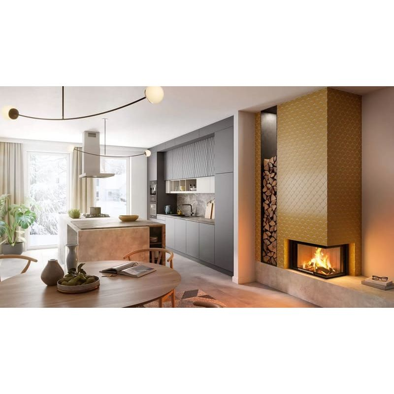 Каминная топка SPARTHERM Varia 2L-62h чёрный шамот 
