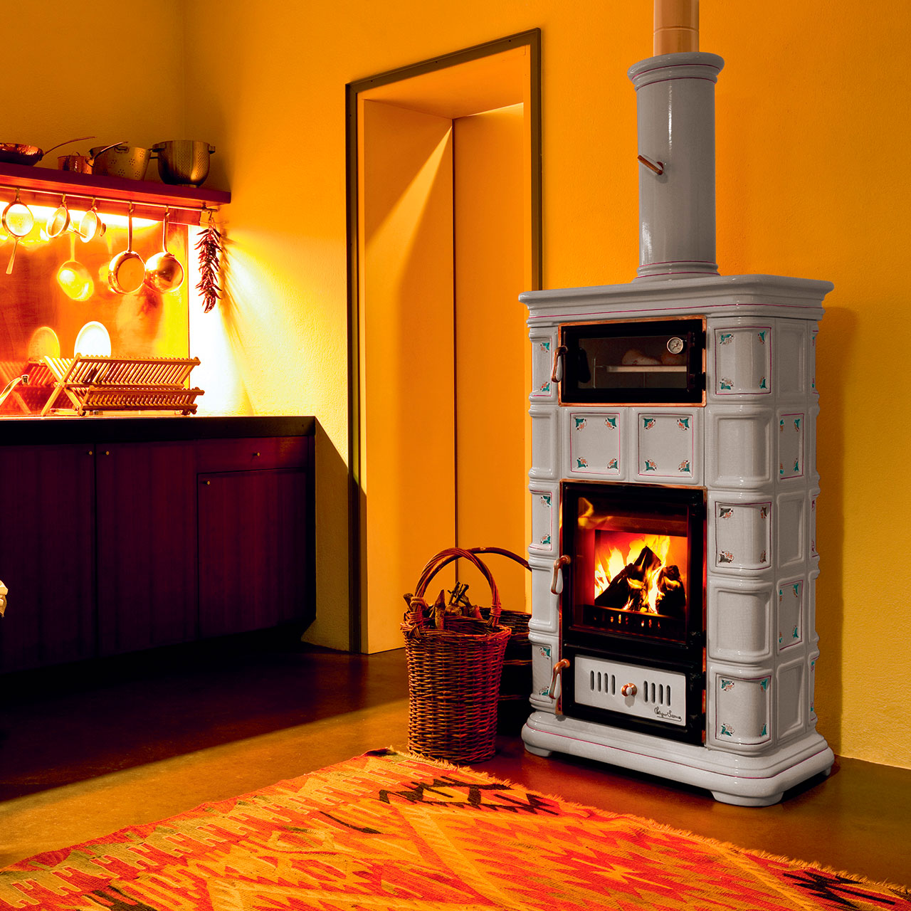 Печь MARLENE MAXI CON FORNO E, D3, с духовкой (Sergio Leoni) 