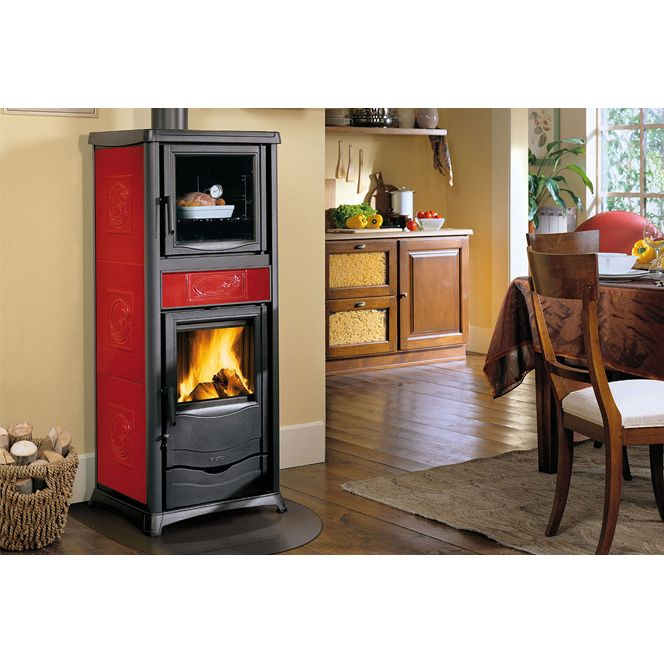 Печь La Nordica TermoRossella Plus c/ Forno D.S.A. Bordeaux (бордовый) 