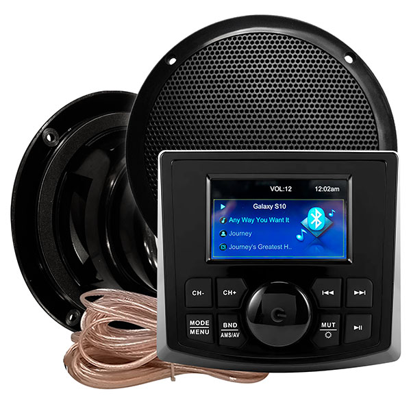Комплект влагостойкой акустики Steam Water Aqua Music DB001 VISATON черный 2 