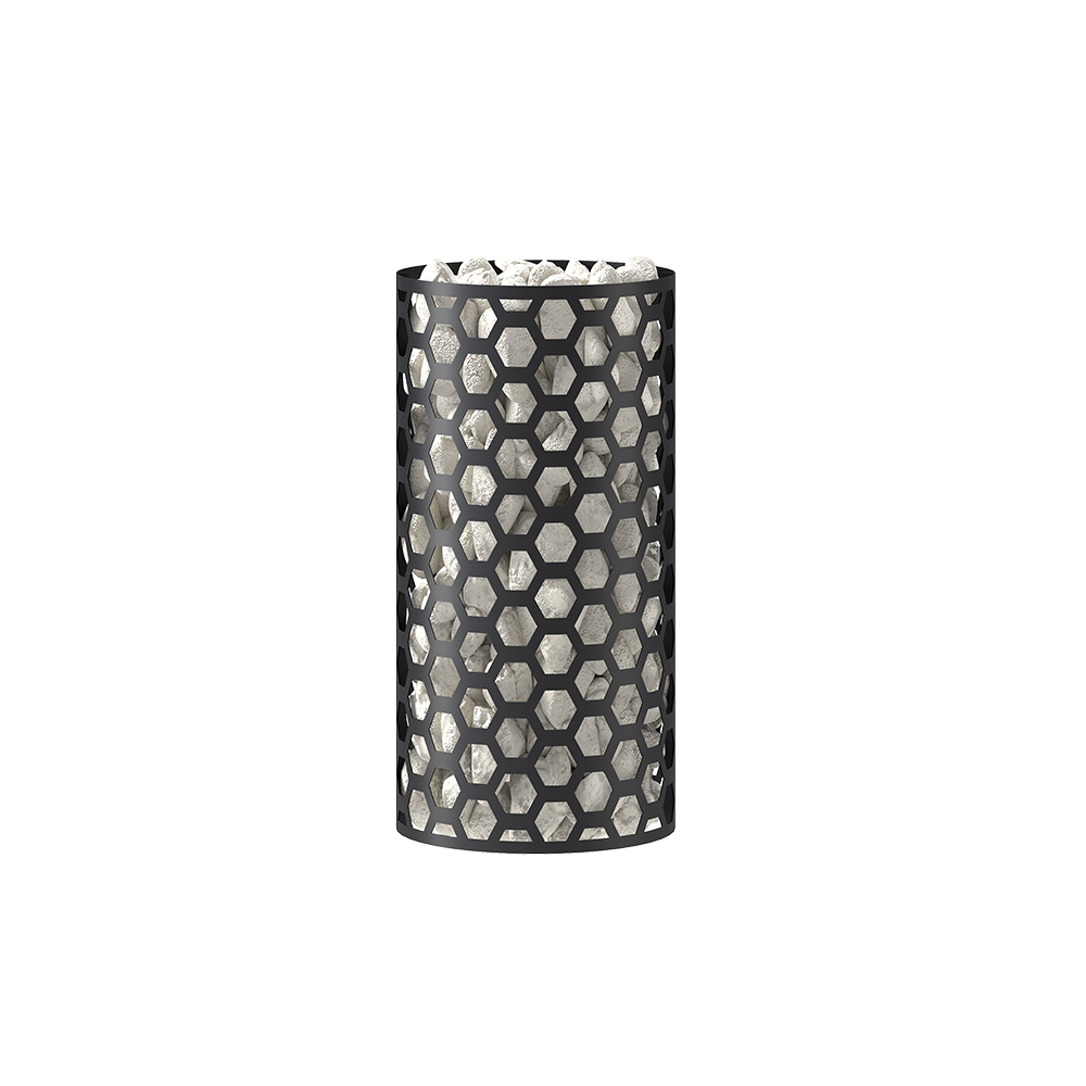 Сетка для камней на трубу "СОТЫ" BLACK, L-500 