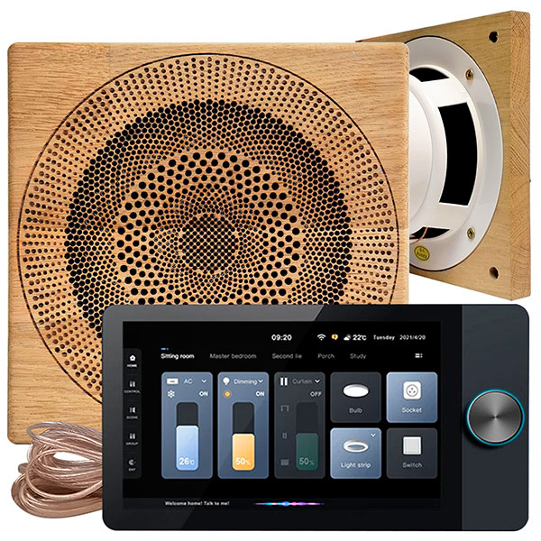 Комплект влагостойкой акустики SW Smart Home Music 2.0 Sauna — Square 2 