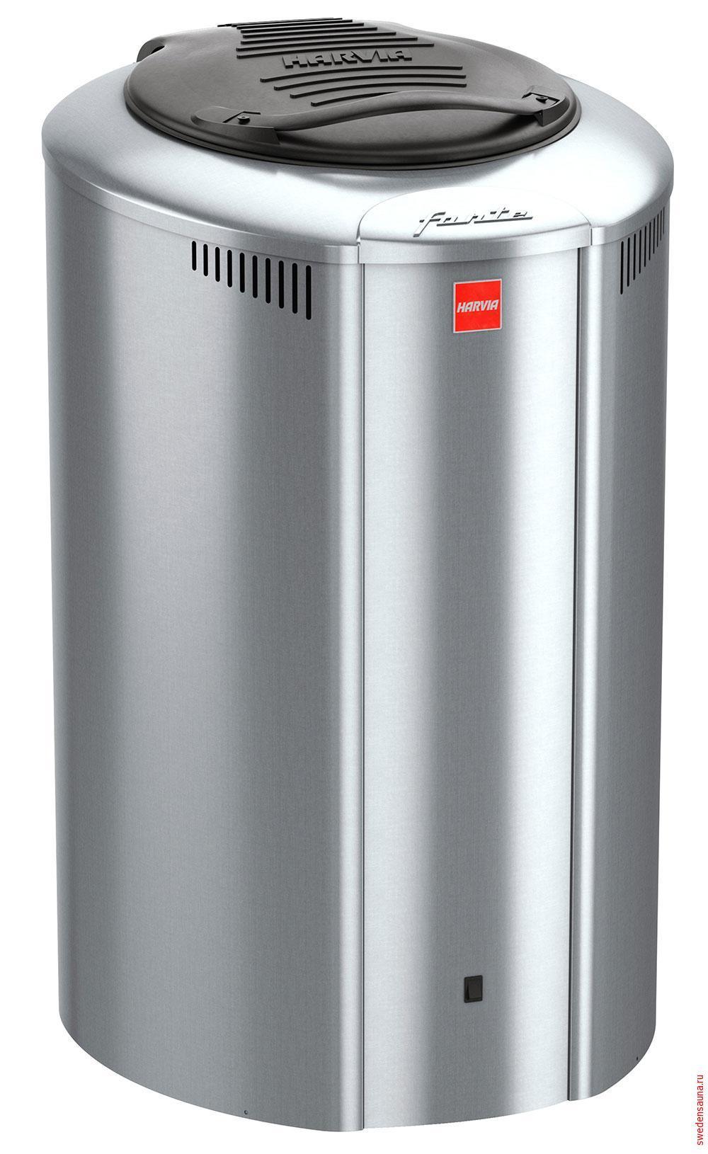 HARVIA Электрическая печь Forte HAFB400400S AF4 steel с выносной панелью управления 