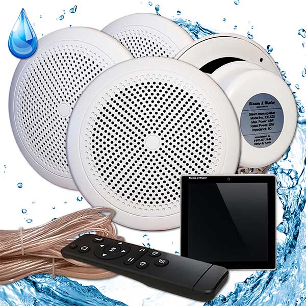 Комплект влагостойкой акустики SW 4 Black Sensor 