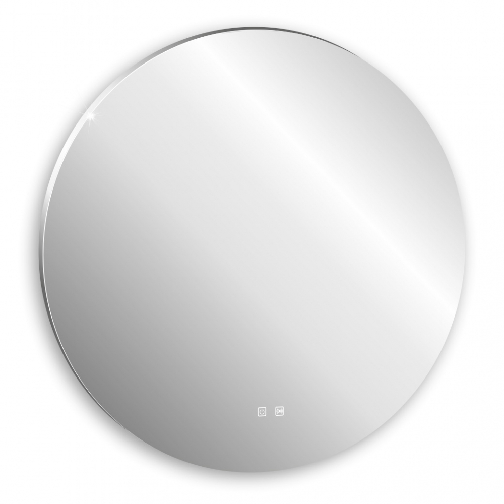 Зеркало Abber Mond AG6203S-0.77, 77 см, с подсветкой, сенсорный выключатель, датчик движения, цвет белый 
