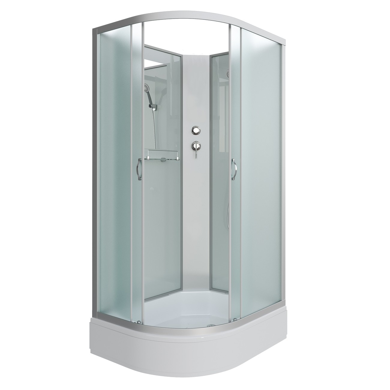 Душевая кабина Niagara Classic NG-33094-14RBK (100х90х200) средний поддон(26см),стекло матовое,4 места 