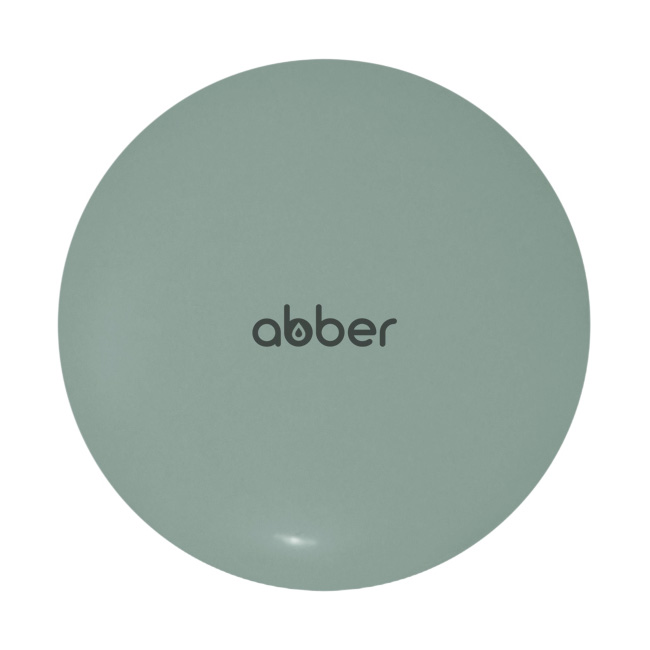 Накладка на слив для раковины ABBER AC0014MCG светло-зеленая матовая, керамика 