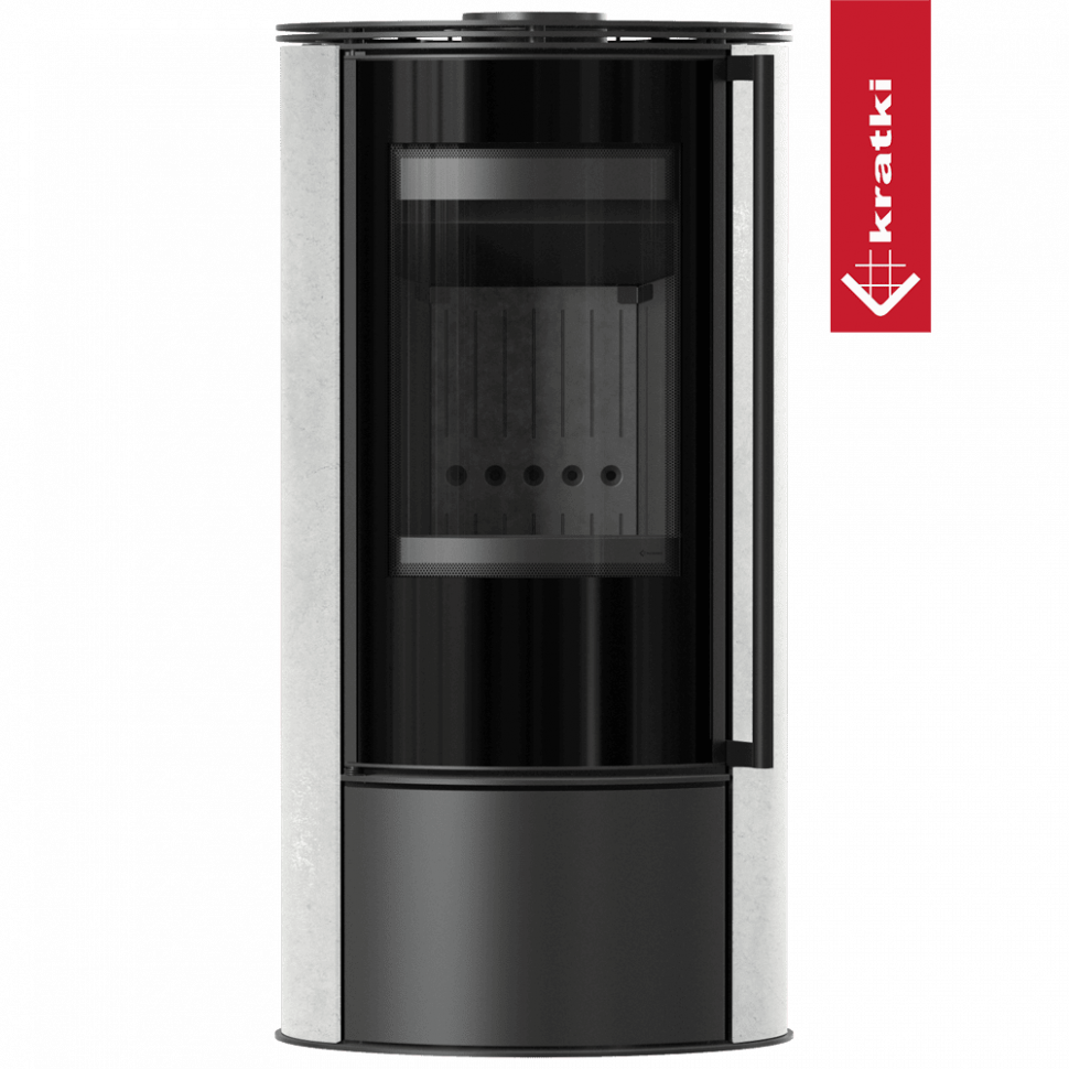 Печь Kratki PRO ERIK WHITE NATURAL 