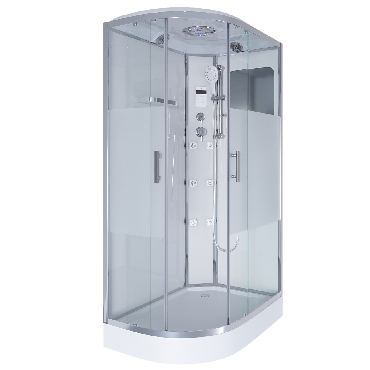Душевая кабина Niagara Ultra NG-303-01R (120х80х220) низкий поддон(16см),стекло матовое,4 места 