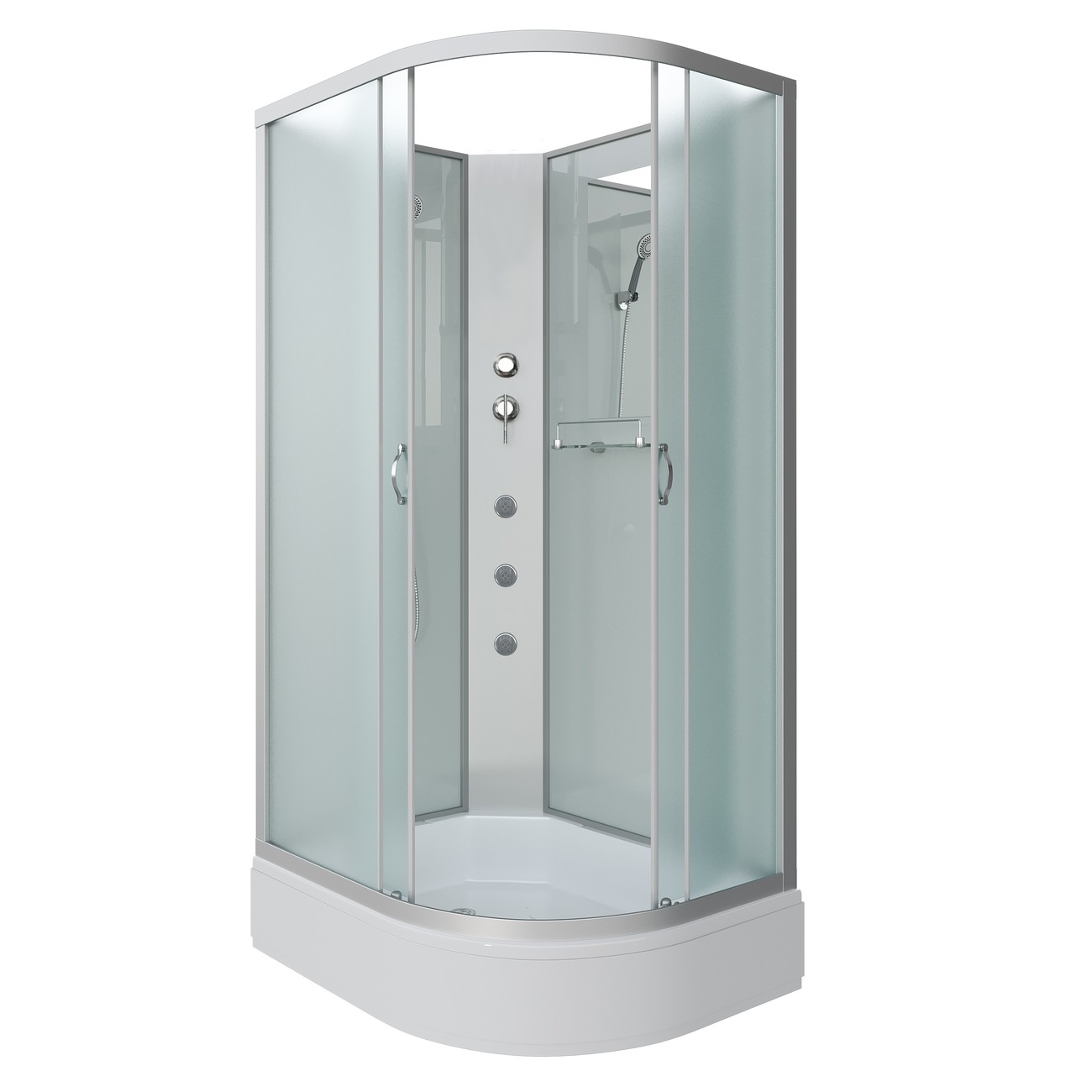 Душевая кабина Niagara Classic NG-33294-14LBKG (120х90х200) средний поддон(26см),стекло матовое,4 места 