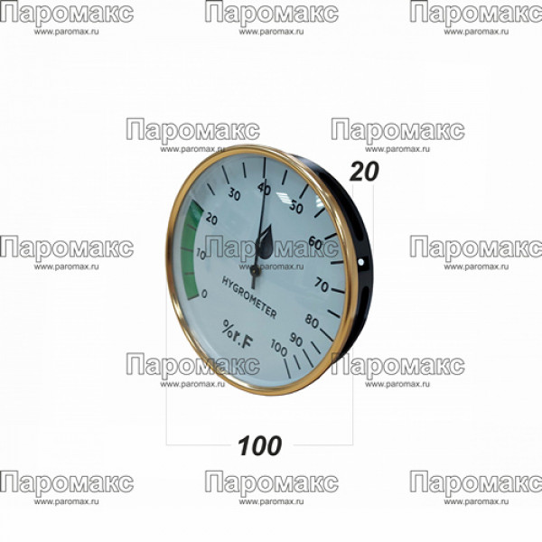 Гигрометр для сауны 10 (металлический корпус) В23020 