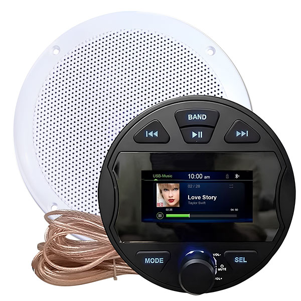 Комплект влагостойкой акустики Steam Water Aqua Music DB003 VISATON белый 