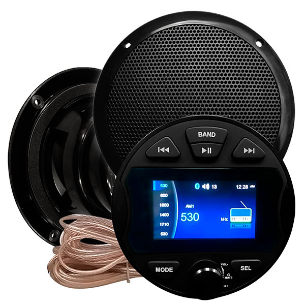 Комплект влагостойкой акустики Steam Water Aqua Music DB004 VISATON черный 2 