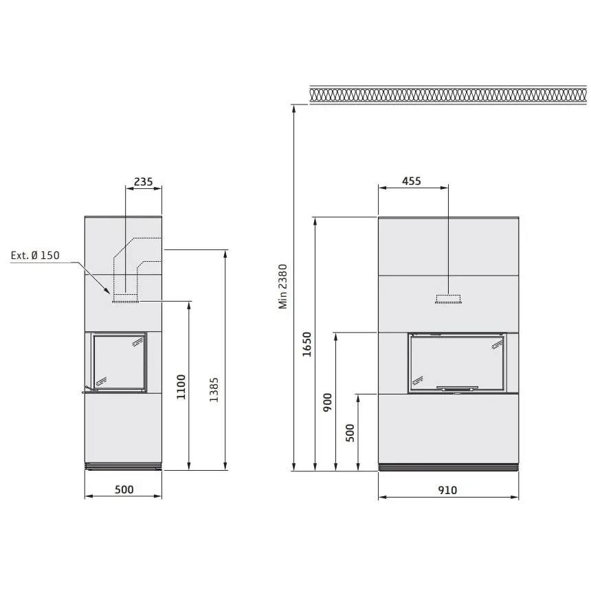 Камин Contura i41S 