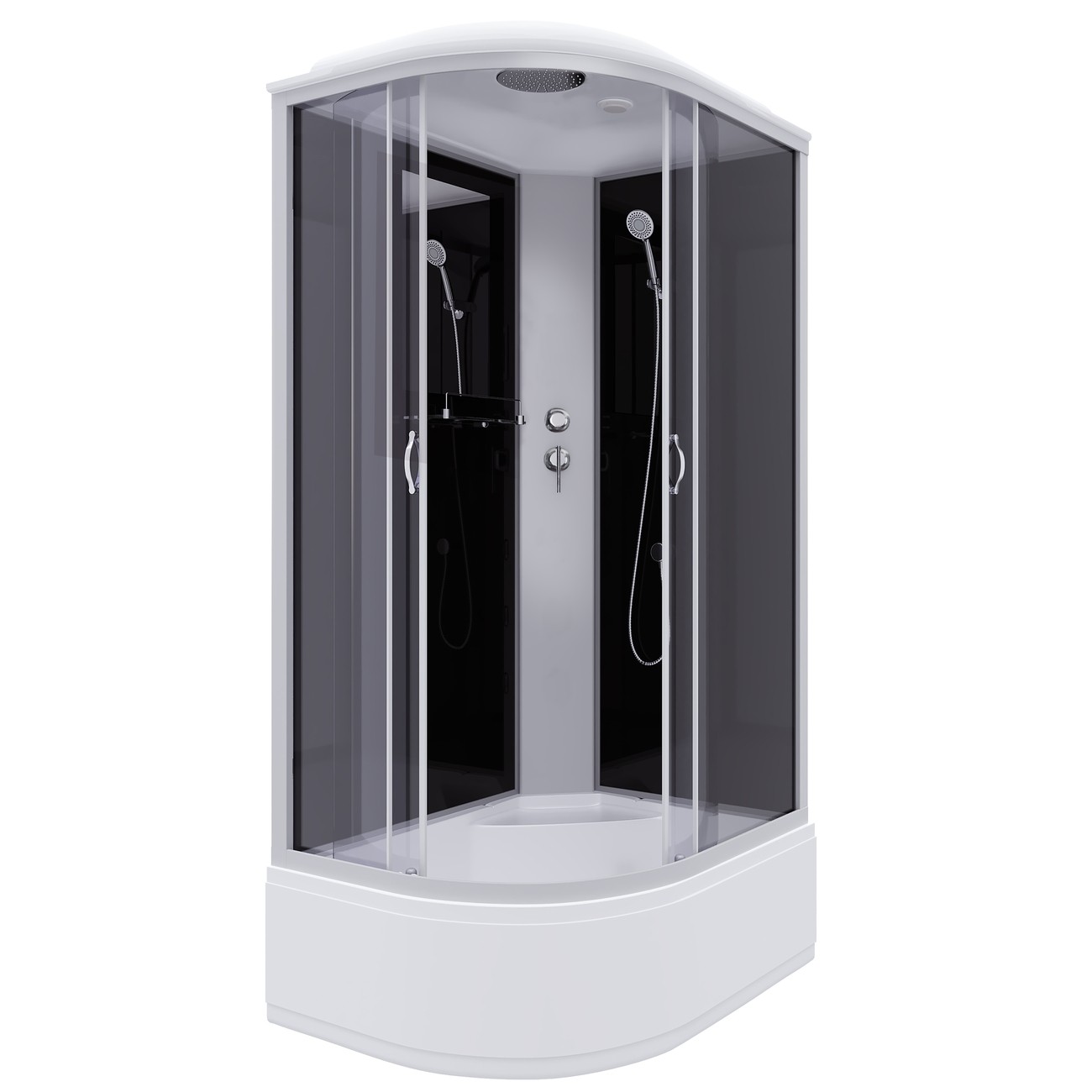 Душевая кабина Niagara Classic NG-2510-14R (120х80х215) высокий поддон(40см),стекло тонированное,4 места 