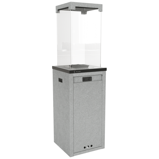 Нагреватель газовый PATIO/LIGHT, сталь, цвет гранит 