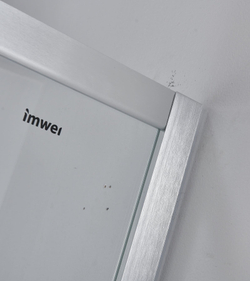 Душевой уголок Imwei YL-9001C, 90 x 90 см, с поддоном, стекла прозрачные, профиль серебристый 