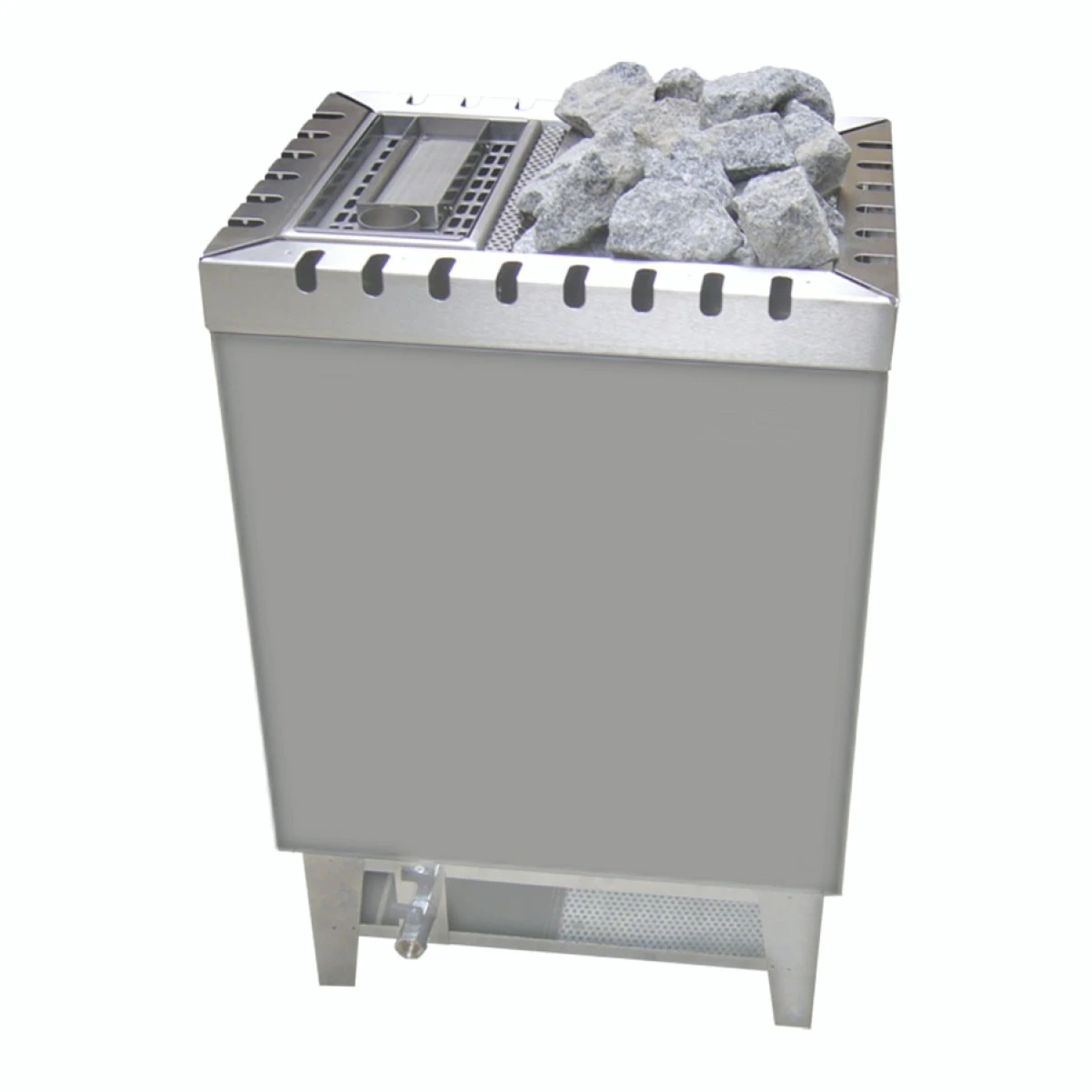Электрическая печь Lang VapoTherm V503, 6 кВт, с парогенератором (цвет: нержавеющая сталь) 
