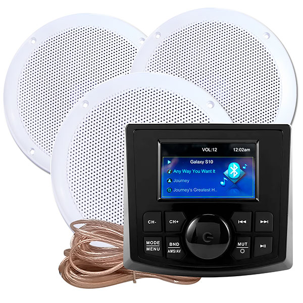 Комплект влагостойкой акустики Steam Water Aqua Music DB001 VISATON белый 3 