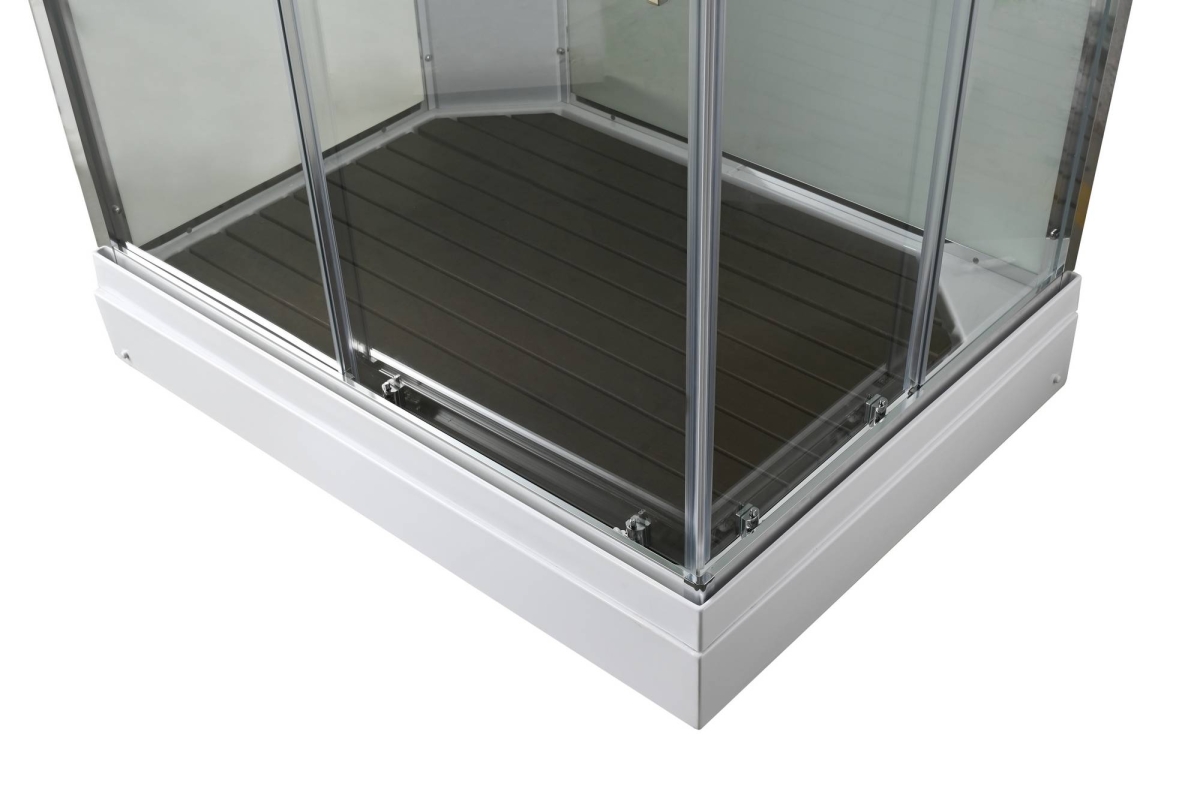 Душевая кабина Avacan K2012N 78218, 120 х 90 см, без крыши, поддон низкий, стекло прозрачное, профиль хром 