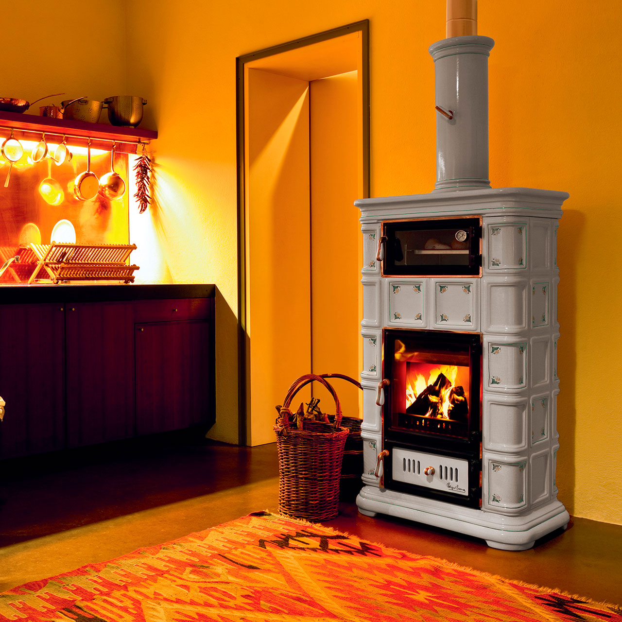 Печь MARLENE MAXI CON FORNO E, D2, с духовкой (Sergio Leoni) 