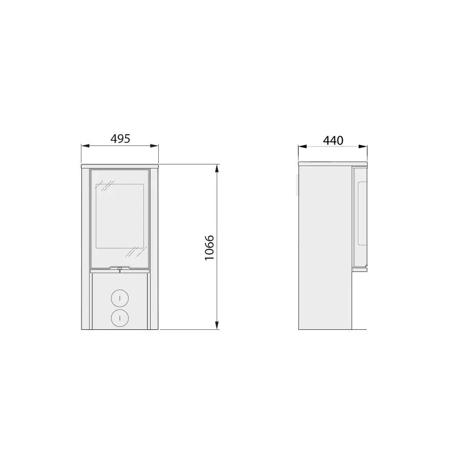 Печь камин Contura 510G:3 Style 