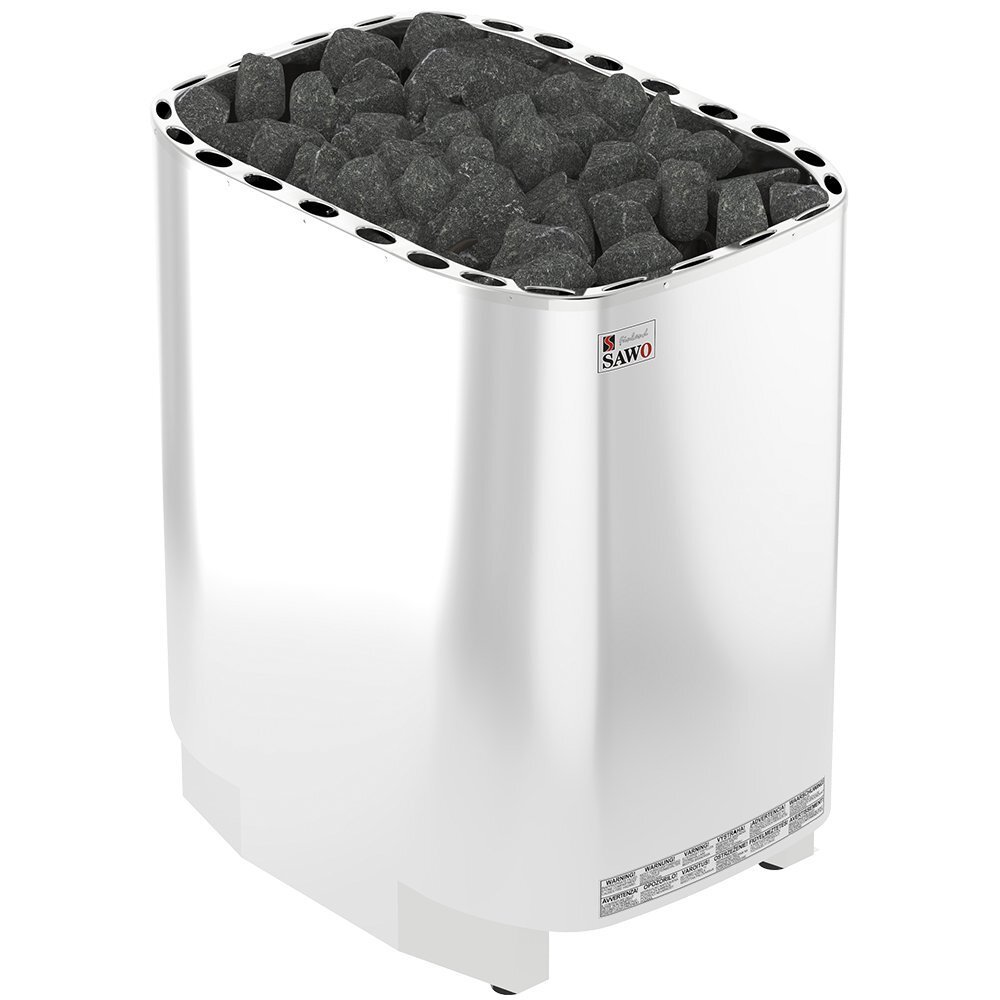 Электрическая печь SAWO SUPER SAVONIA V12 SAV-210NS-V12-Z (21 кВт,внутри оцинковка, снаружи нержавейка), выносной пульт (пульт и блок мощности докупаются отдельно) 