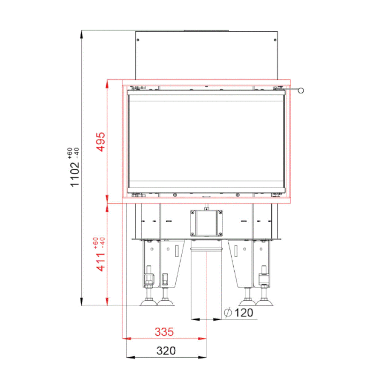 Каминная топка BeF Feel 6 C 