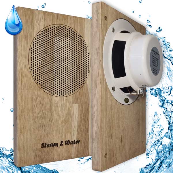 Динамик для сауны Steam & Water Прямоугольник SW 525 white 