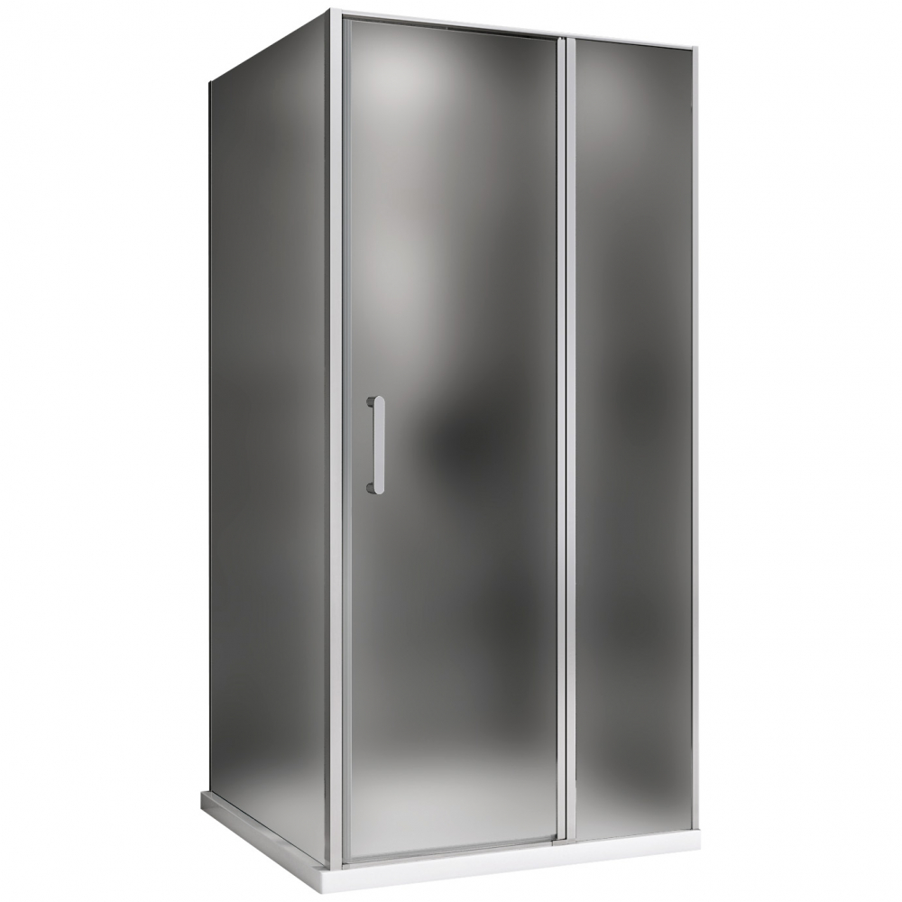 Душевой уголок Abber Sonnenstrand, 120 х 85 см, стекло матовое, профиль хром, AG04120MS-S85M 