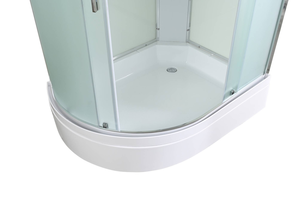 Душевая кабина AvaCan EM3912L/EM3912R 78148/78142, 120 x 90 см, с крышей, поддон средний, левая/правая, стекло матовое, профиль хром 