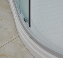 Душевая кабина Imwei XS-09FC, 90 x 90 см, средний поддон, стекла матовые, профиль серебристый 