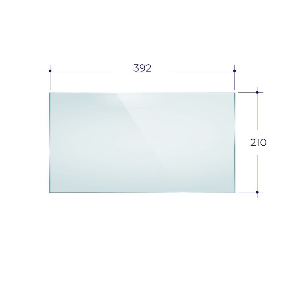 Стекло F8 (0,392*0,210) 