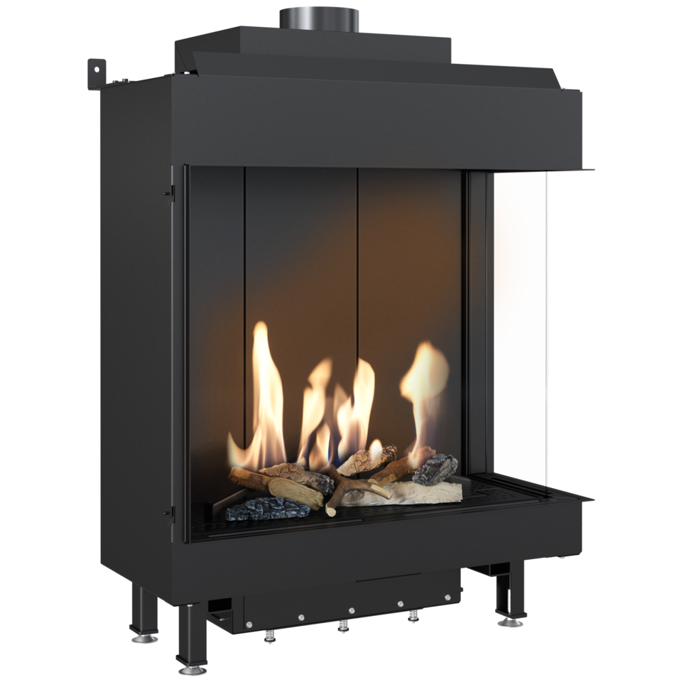 Топка газовая Kratki PRO LEO/P/76/62/G20, магистральный газ 