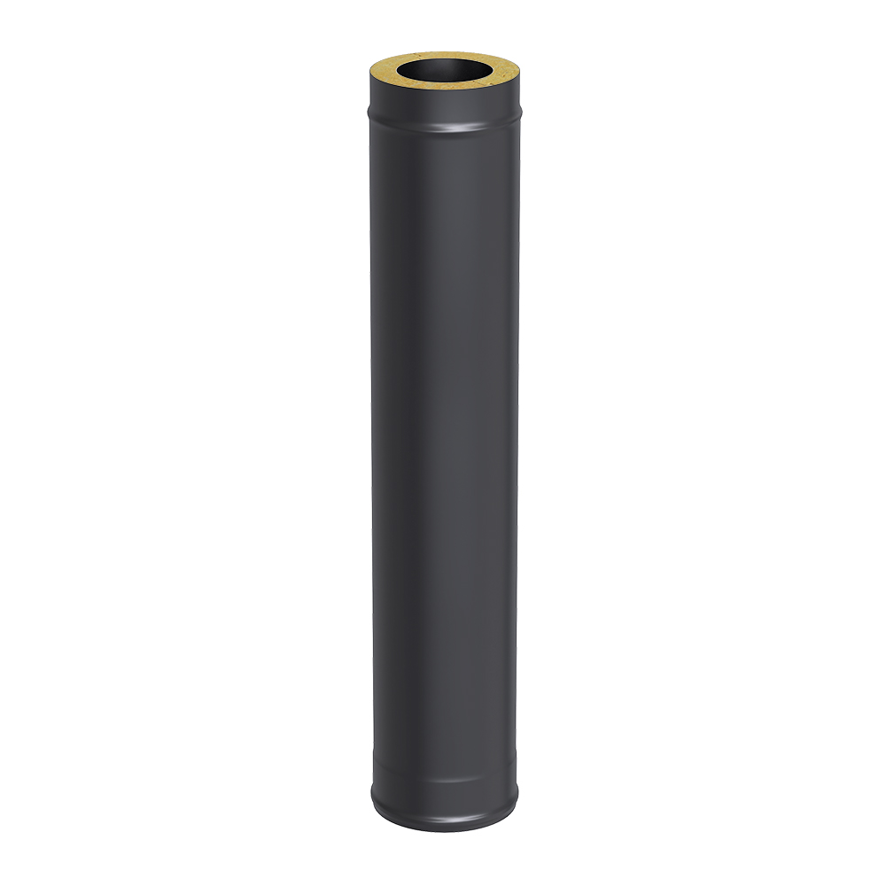 Сэндвич-труба BLACK (AISI 430/0,8мм), L-1м 