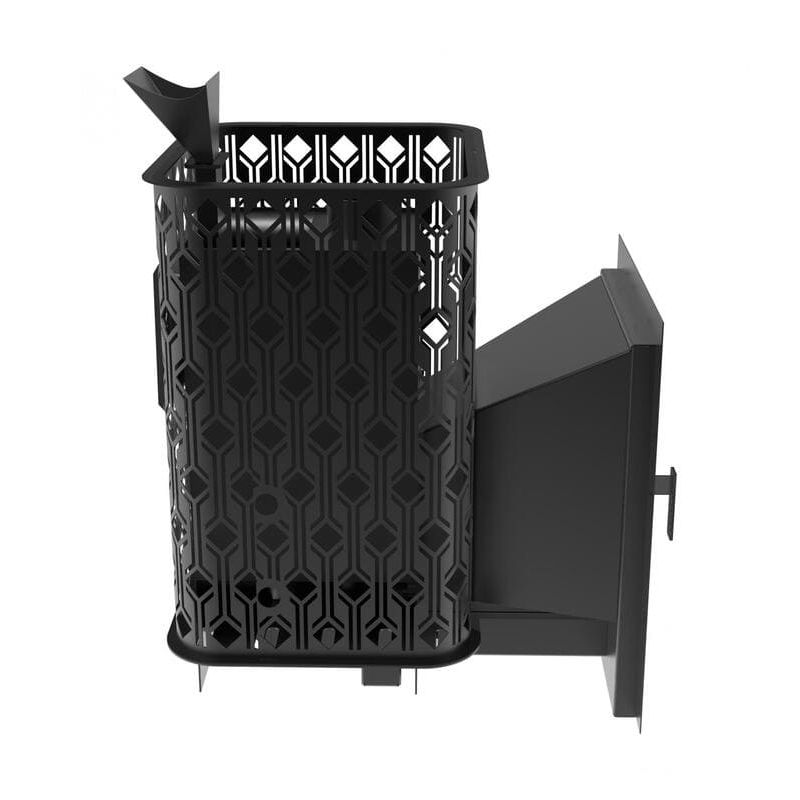 Банная печь Black Stove Varna 16 Aisi 430 закрытая 