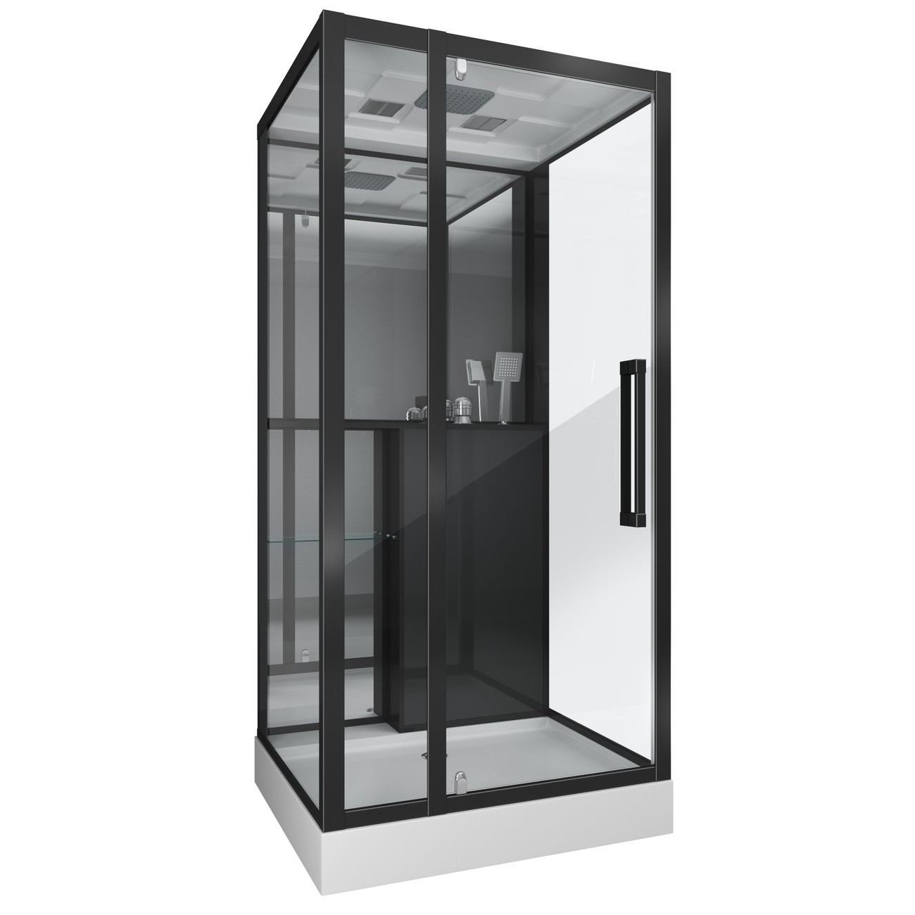 Душевая кабина Grossman 90 x 90 см, квадратная, черный, GR261 