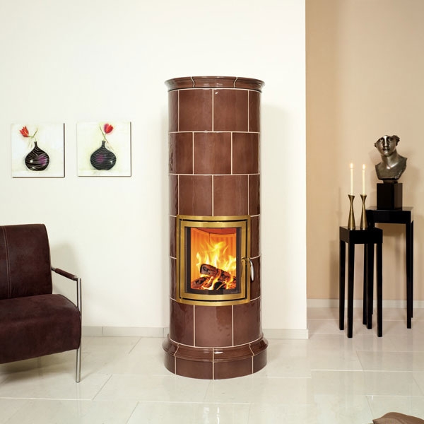 Печь Bella Rosa 10 Viva ECOplus, цвет hellbraun, рамка золото, верх.подкл. (Hark) 
