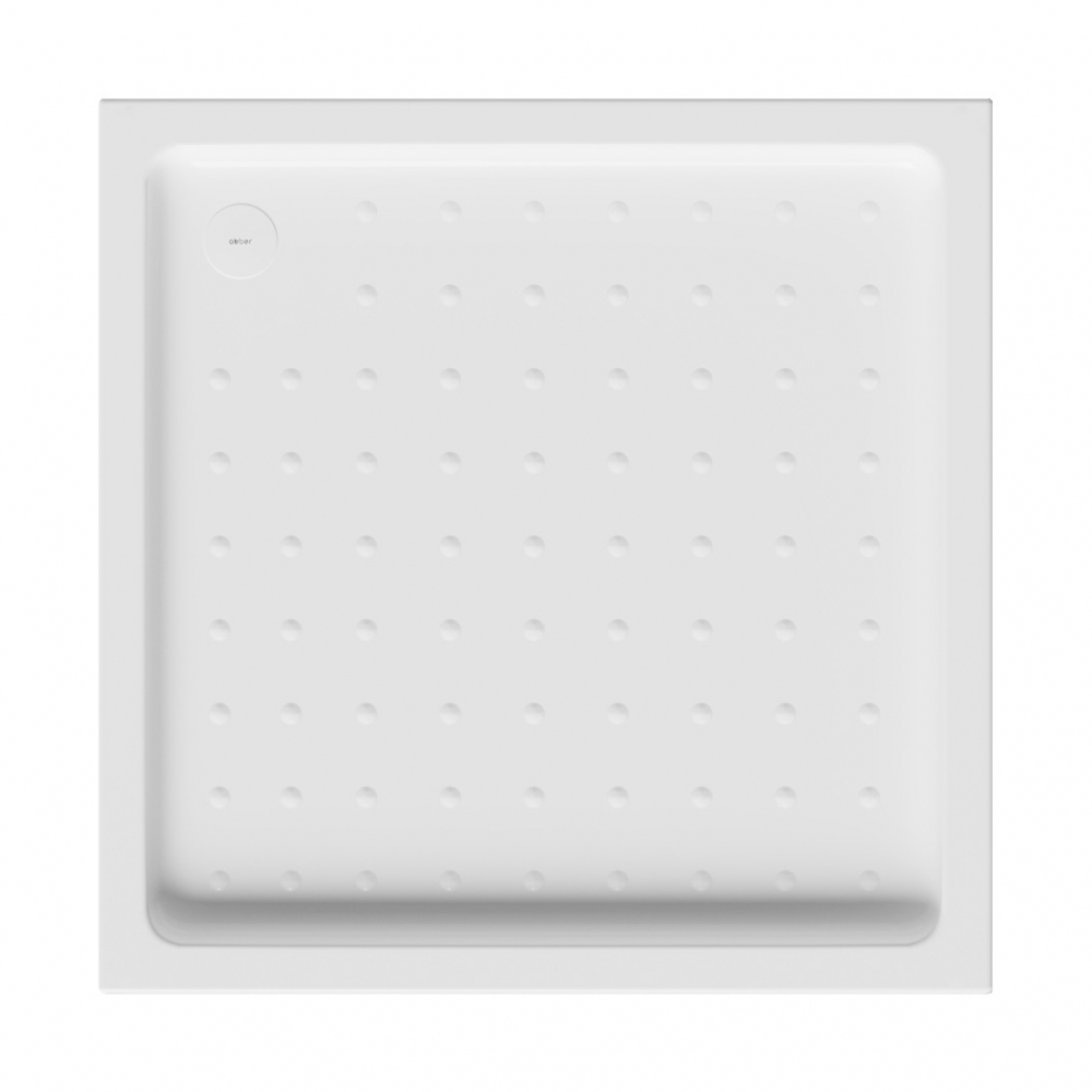 Душевой поддон Abber AD3D080, 80 x 80 см, квадратный, акриловый, белый 