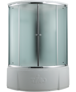 Душевая кабина Timo Comfort T-8835F Fabric Glass, стекло матовое, 135 x 135 см 