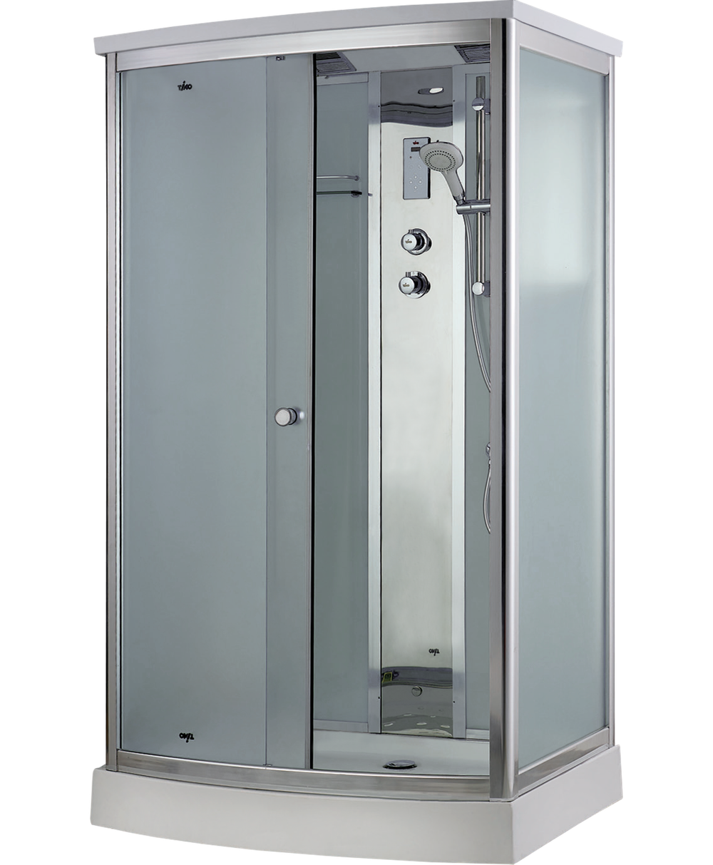 Душевая кабина Timo Comfort T-8815F Fabric Glass, стекло матовое, 120 x 90 см 