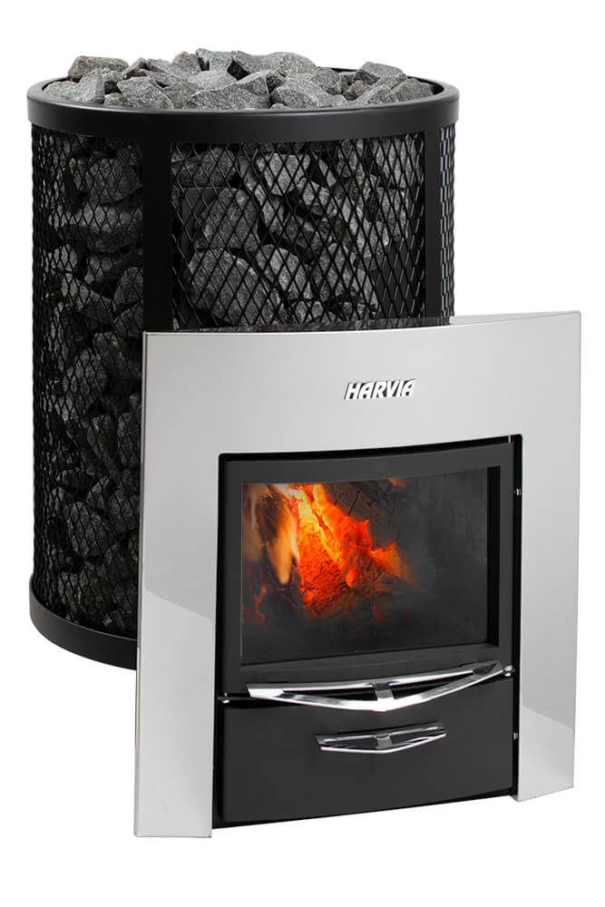 HARVIA Дровяная печь Ville Haapasalo 240 DUO Black, артикул WK240VHBLUX 