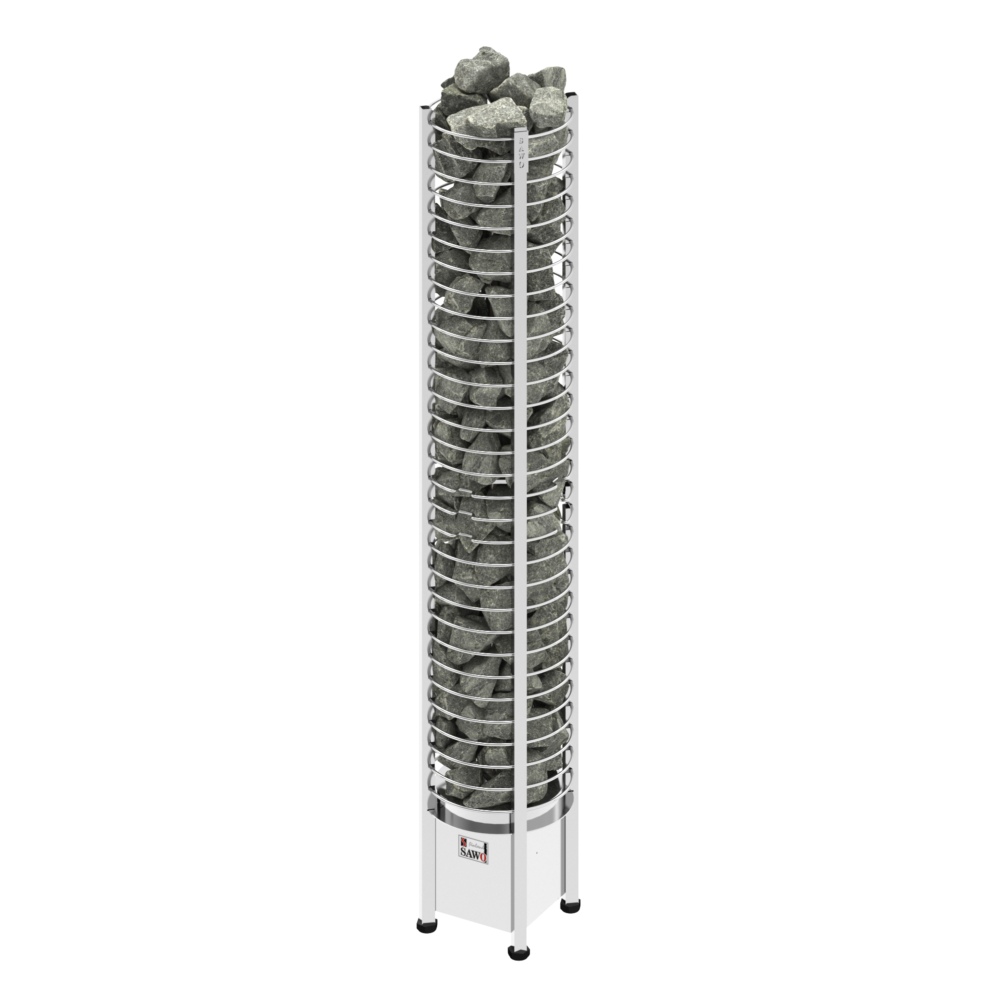 SAWO Электрическая печь TOWER вертикальная, круглые, 6 кВт, TH3-60NS-P, выносной пульт (пульт и блок мощности докупаются отдельно) 