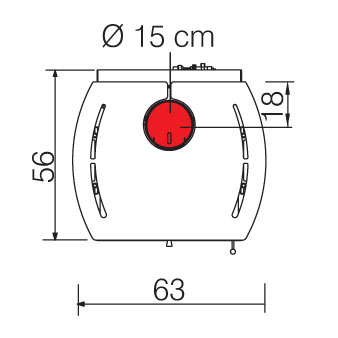 Печь FLAMMA 14 BIANCO PANNA (EdilKamin) 