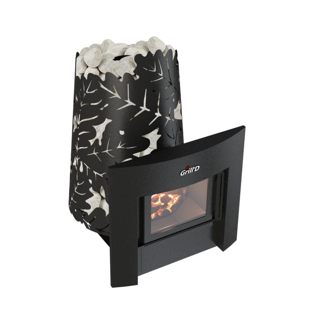 Дровяная печь для бани Grill’D Dubravo 200 Long Max 